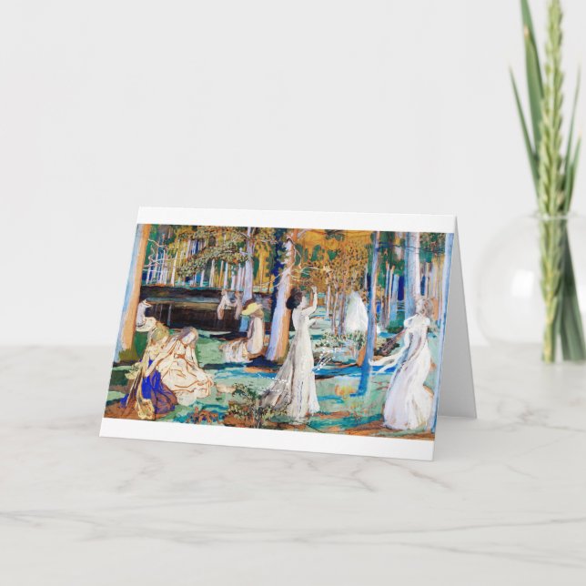 Cartão A Madeira Sagrada, Maurice Denis (Frente)