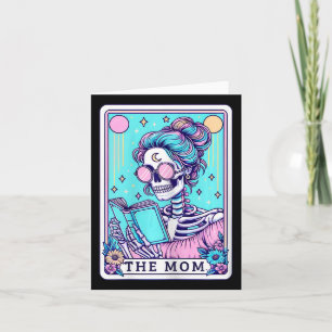 Cartão A Mãe Tarot Card Skeleton Dia de as mães Bruxa Mãe