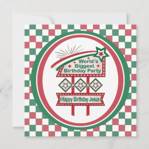 Cartão A maior Festa de aniversário do mundo