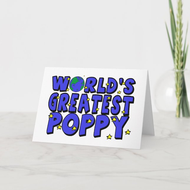 Cartão A maior papa do mundo (Frente)