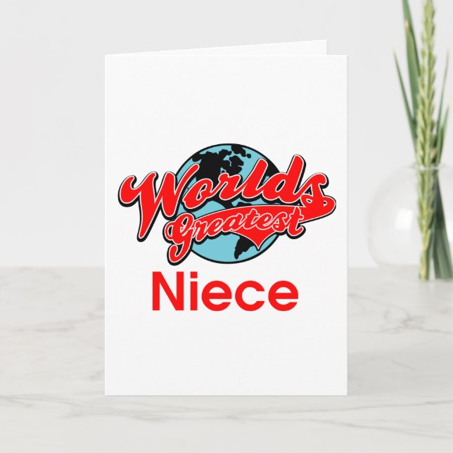 Cartão A Maior sobrinha do mundo (Frente)