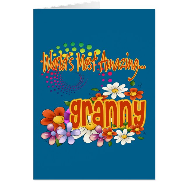 Cartão A maioria de avó surpreendente (Frente)