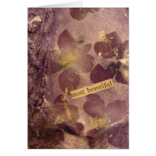 Cartão A maioria de flores bonitas