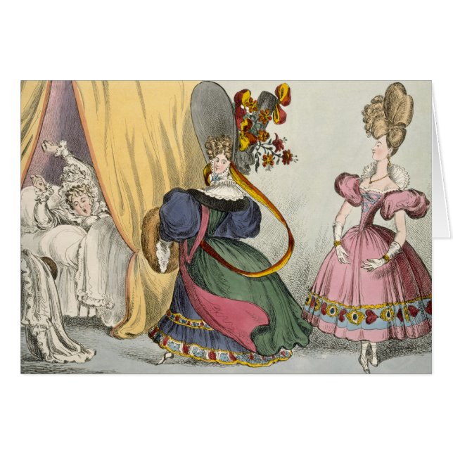 Cartão A manhã, meio-dia, noite, publicou por Thomas (Frente Horizontal)