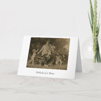 Cartão A maternidade é divina