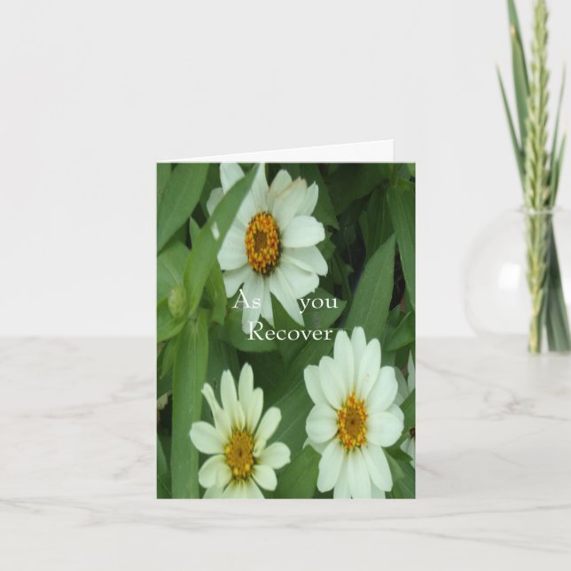 Cartão À medida que você recupera (Frente)