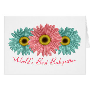 Cartão A melhor baby-sitter do mundo