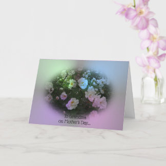 Cartão A melhor placa de Dia de as mães para a vovó