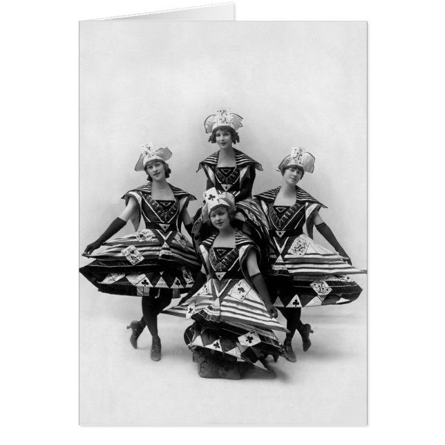 Cartão A menina do século - Musical 1916 de Ziegfeld (Frente)