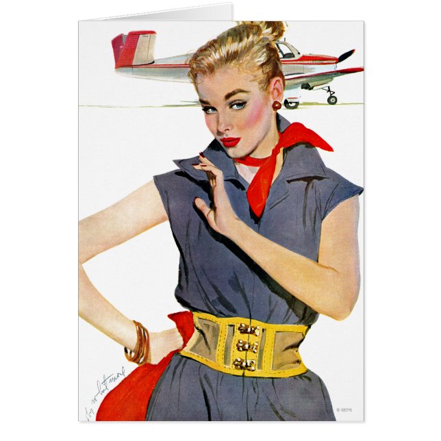 Cartão A menina que roubou aviões (Frente)