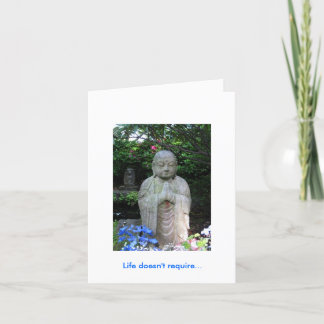 Cartão A mensagem da vida