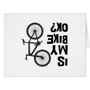 Cartão A Minha Bicicleta Está Engraçada?