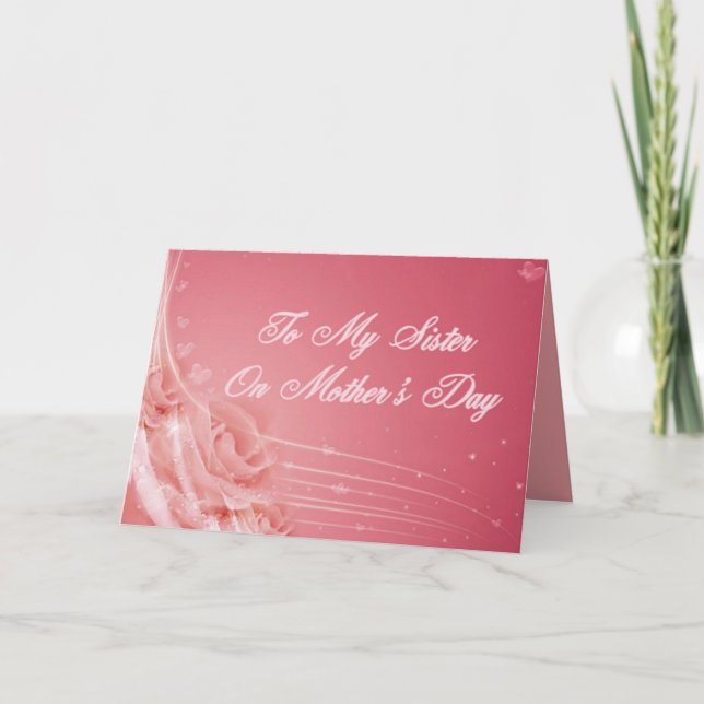 Cartão À Minha Irmã (Frente)