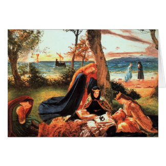 Cartão A morte do rei Arthur