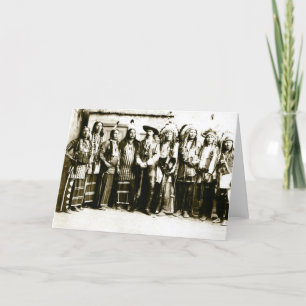 Cartão A mostra ocidental selvagem de Buffalo Bill