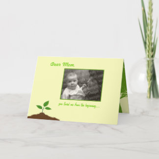 Cartão A mother's love grows thru the years