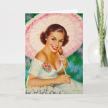 A mulher com guarda-chuva rosa, Aniversário