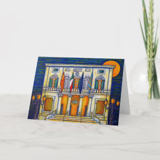 Cartão A Night at the Fenice Greeting Card