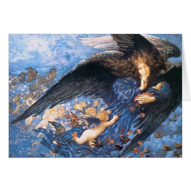 Cartão A noite e o trem das estrelas - Edward Robert Hugh (Frente Horizontal)