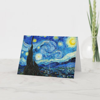 Cartão A Noite Estrelada - Van Gogh