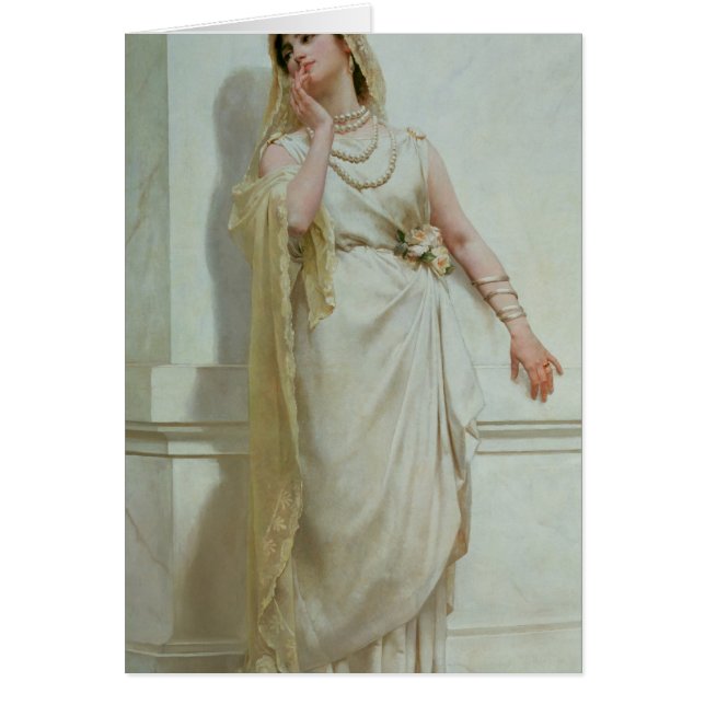 Cartão A noiva nova, 1883 (Frente)