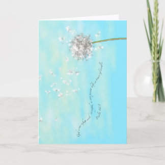 Cartão A nossa ajuda, simpatia/bom-humor sempre presente