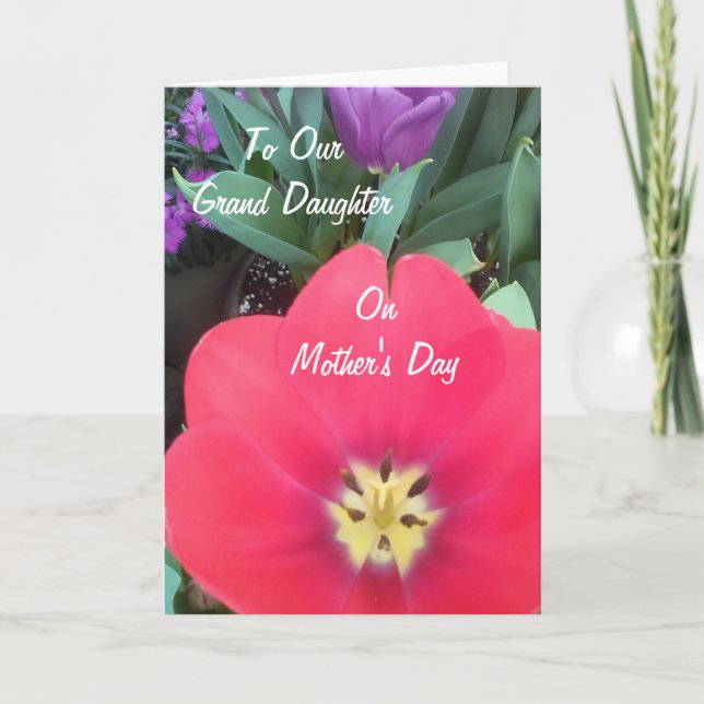 Cartão À Nossa Filha (Frente)