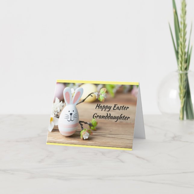 CARTÃO À NOSSA OU À MINHA PLACA DE PÁSCOA ESPECIAL *NÓ-FI (Frente)