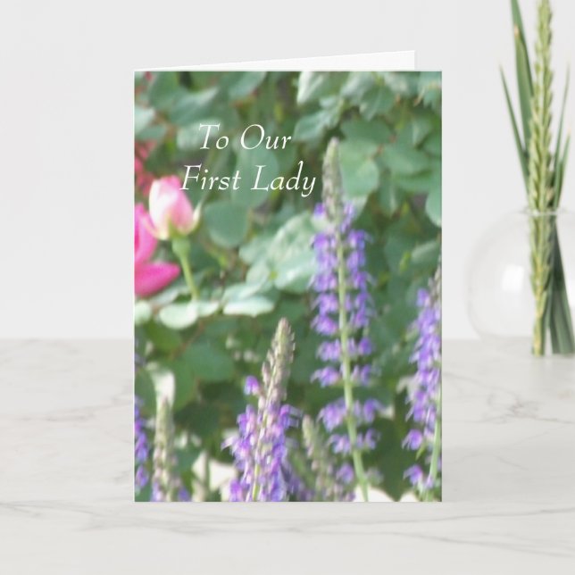 Cartão À Nossa Primeira Senhora (Frente)