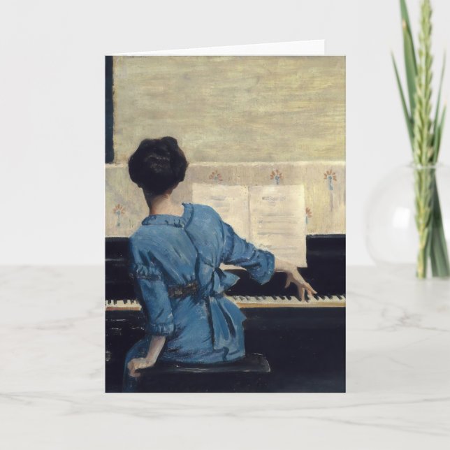 Cartão A Nota-chave | William Merritt Chase (Frente)