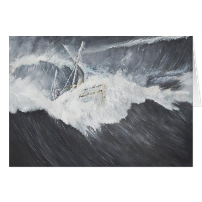 Cartão A onda gigantesca (Frente Horizontal)