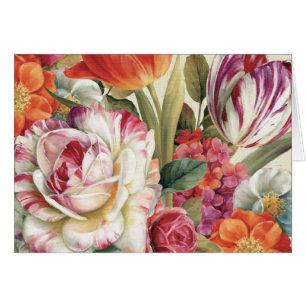 Cartão A opinião do jardim lanç flores