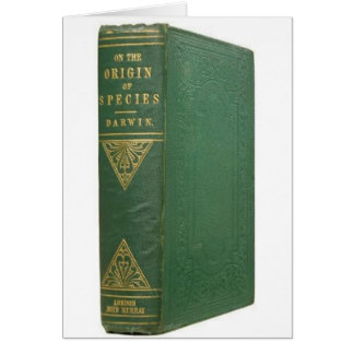 Cartão A origem de Darwin da espécie
