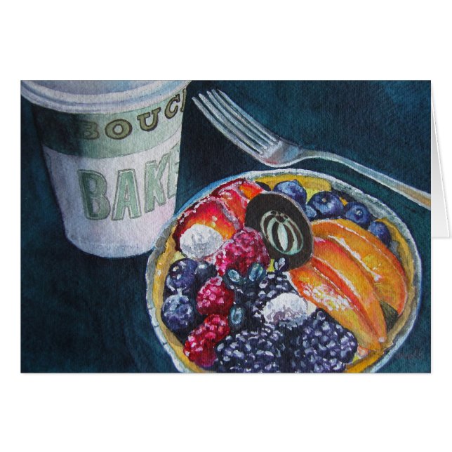 Cartão A padaria de Bouchon Galdéria-à-Vai (Frente Horizontal)