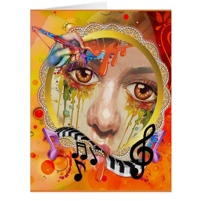 Cartão A paleta do artista (Frente)