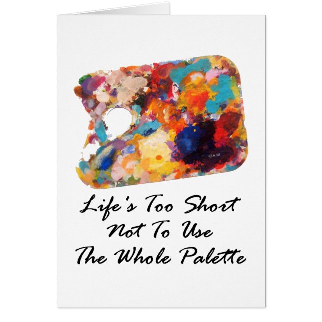 Cartão A paleta inteira (Frente)