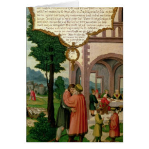 Cartão A parábola do filho Prodigal