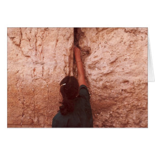 Cartão A parede lamentando