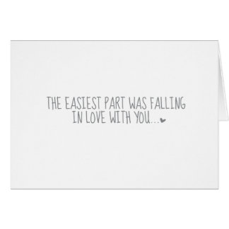 Cartão A parte a mais fácil