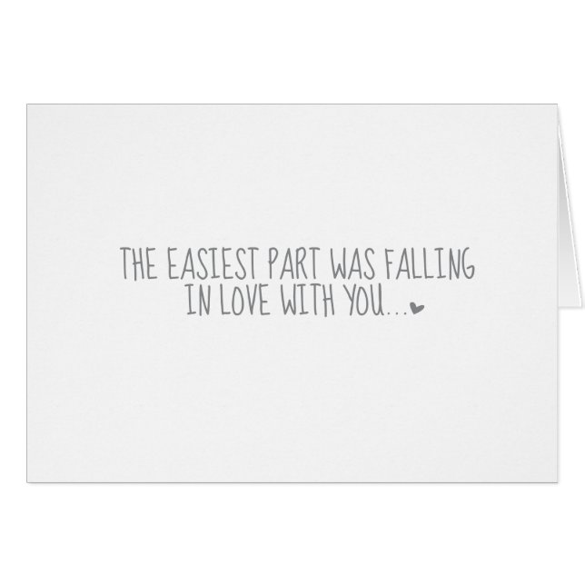 Cartão A parte a mais fácil (Frente Horizontal)