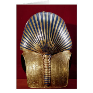 Cartão A parte traseira da máscara do ouro