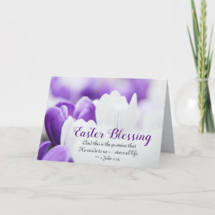 Cartão A páscoa que abençoa o 2:25 1John isto é a