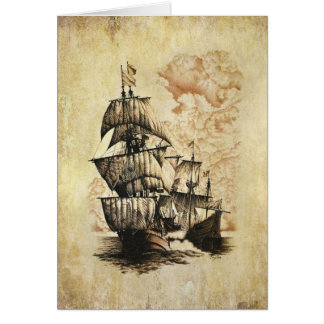 Cartão A passagem de barlavento (internos vazios)