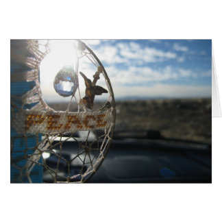 Cartão A Pavonear O Caminho