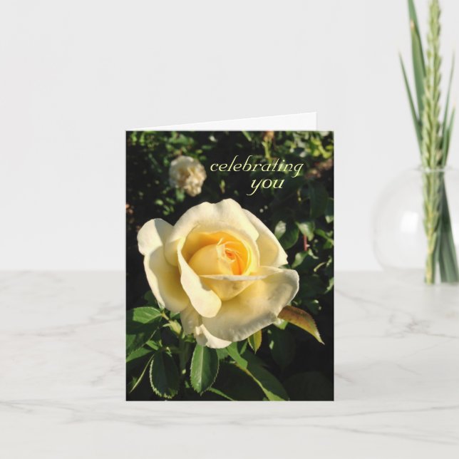 Cartão A Perfect Birthday Rose Greeting Card (Frente)