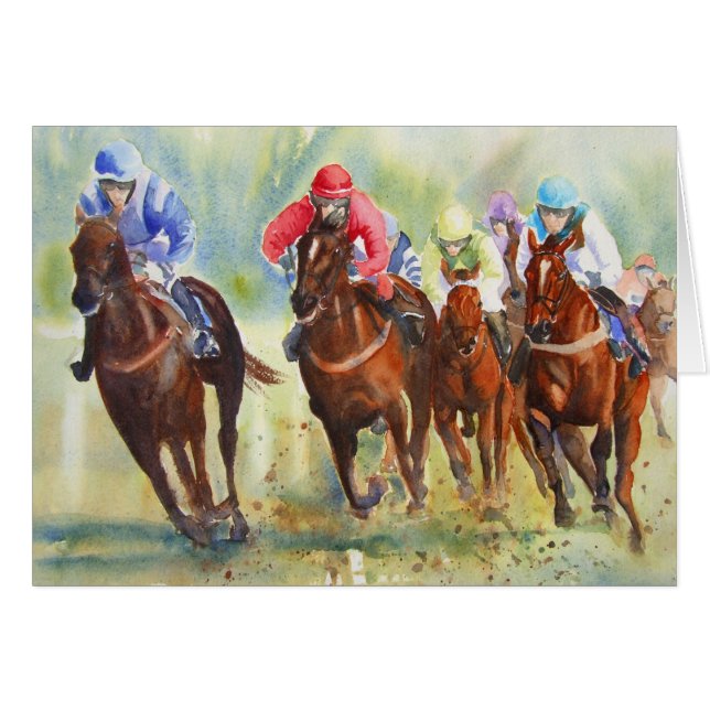 Cartão A perseguição (Frente Horizontal)