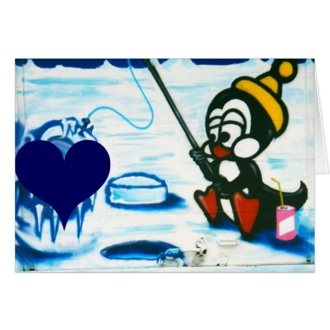 Cartão A pescar por amor_ (Frente Horizontal)