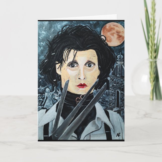 Cartão A pintura artística de Alfred Fox (Frente)