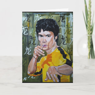 Cartão A pintura do dragão por Alfred Fox