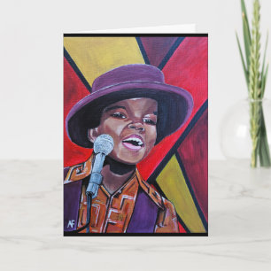 Cartão A pintura infantil prodígio de Alfred Fox